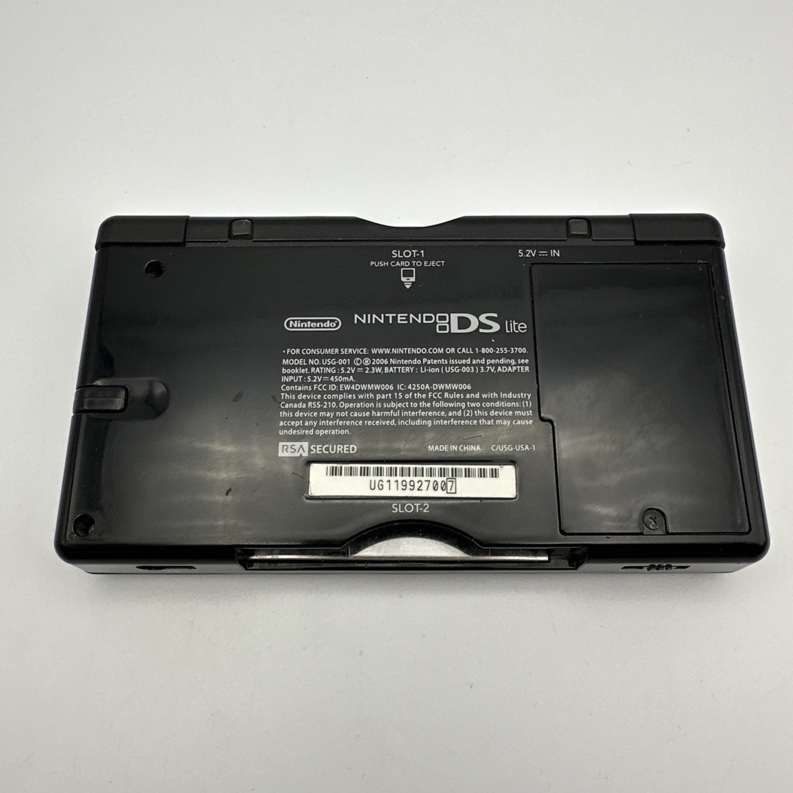 Nintendo DS Lite Handheld System – Onyx Black