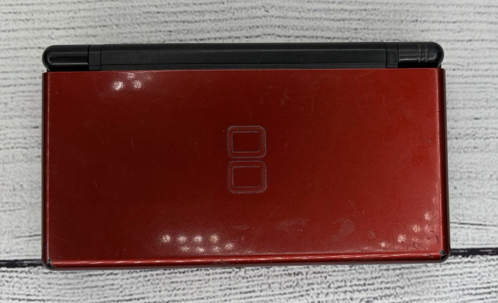 Nintendo DS Lite Crimson – Red/Black Crimson Bottom SCREEN ISSUE
