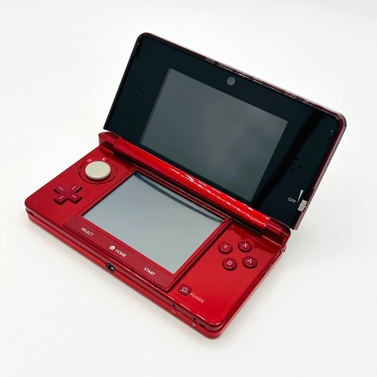 Nintendo 3DS FLARE RED Console With LOTS OF GAMES – Complete With BOX