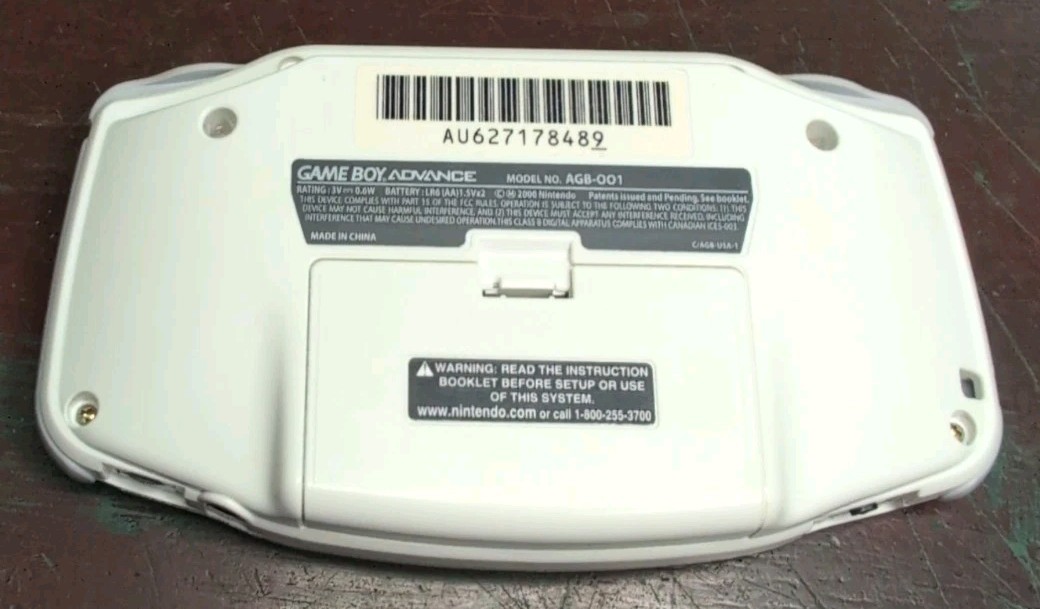 Nintendo Game Boy Advance GBA Console White System CIB, *BEAUTIFUL HIGH GRADE*🔥