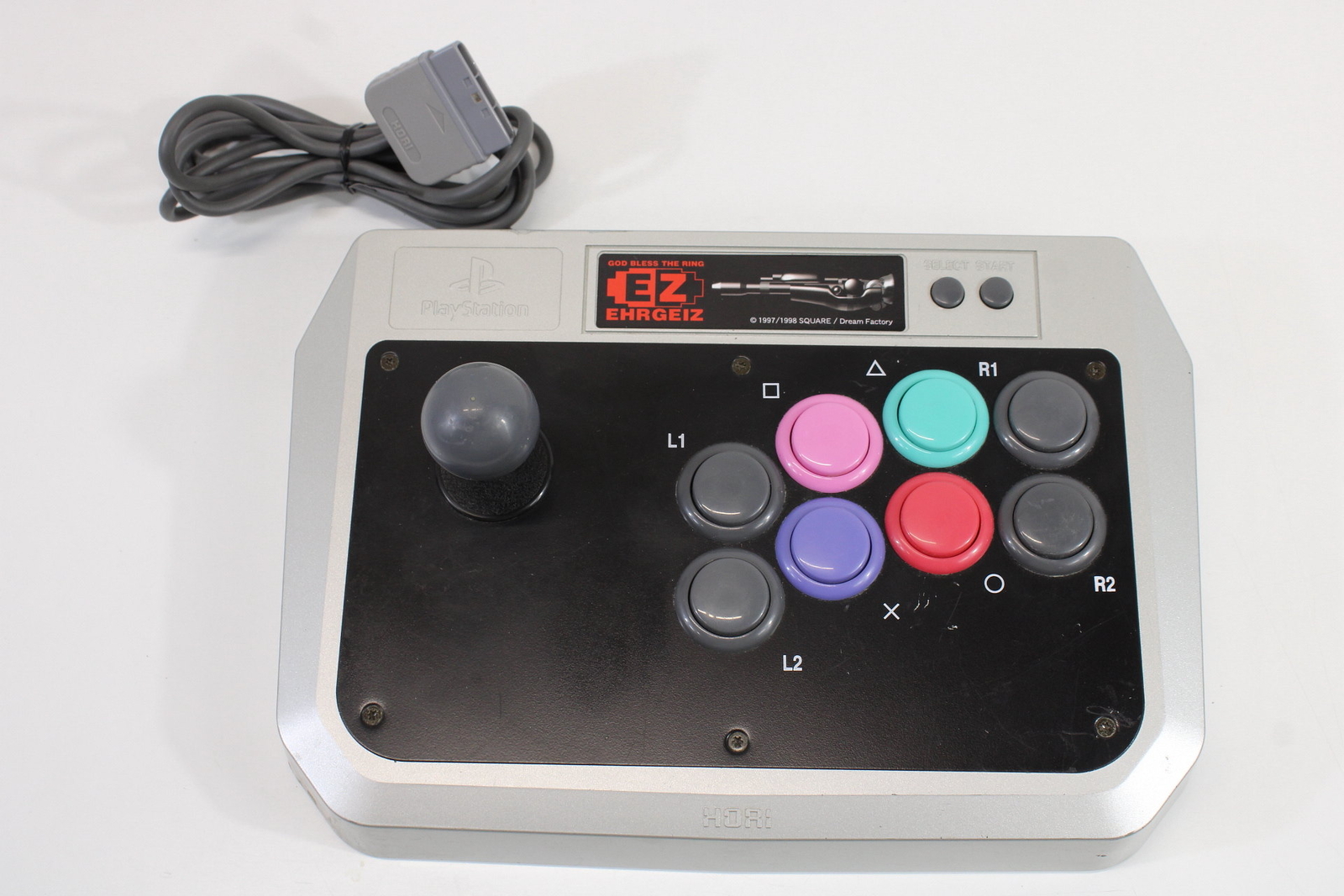 Hori Ehrgeiz Stick Arcade Joystick SLPH-00131 Controller PlayStation PS1 PS2 295