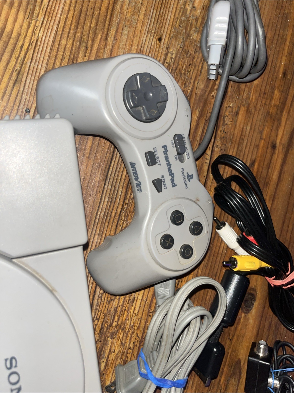 Sony PlayStation 1 PS1 Gray Console SCPH-9001 Bundle TESTED WORKING