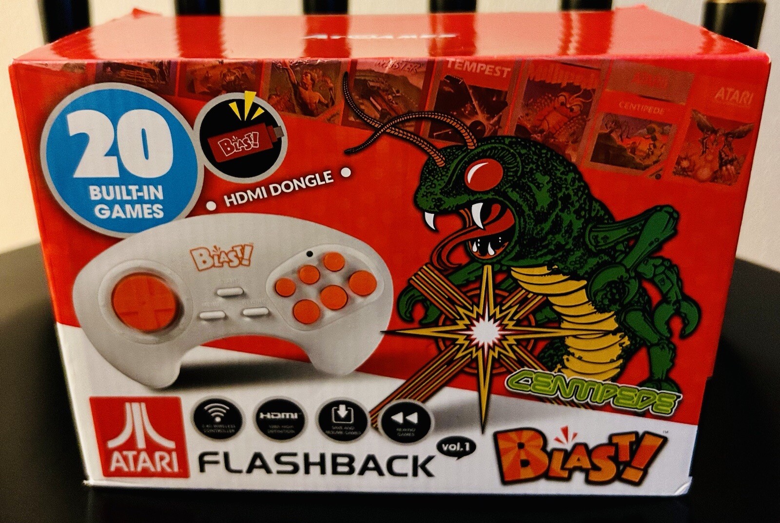Atari Flashback Classic Game Console. White/Orange. Brand New/Sealed!