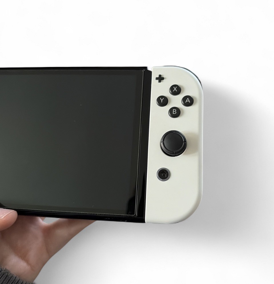 Nintendo Switch OLED Model 64GB White Handheld Console – Excellent Used Complete