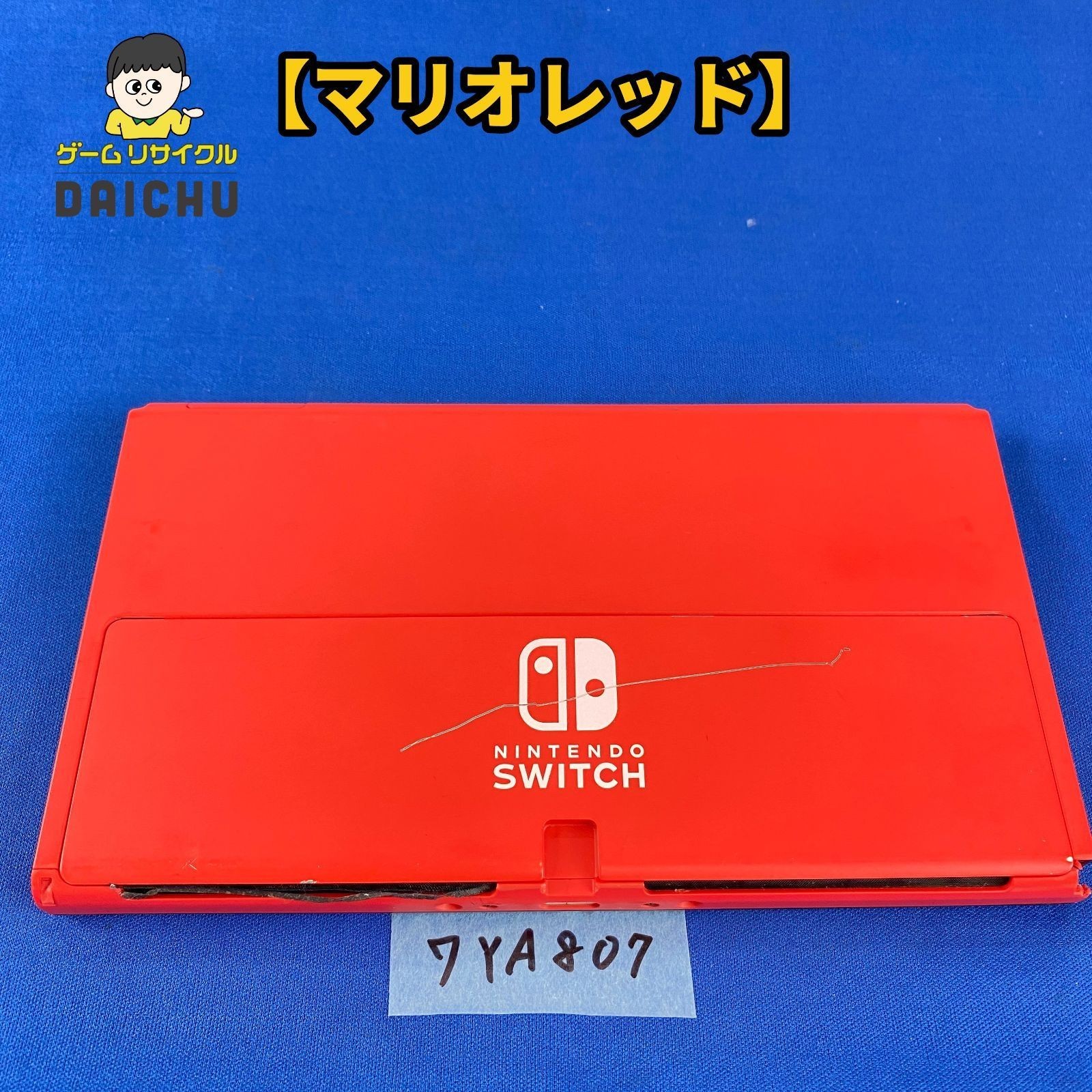 ◇(ワ)YA807 Nintendo Switch (OLED Model) HEG-001 Mario Red Edition Japan