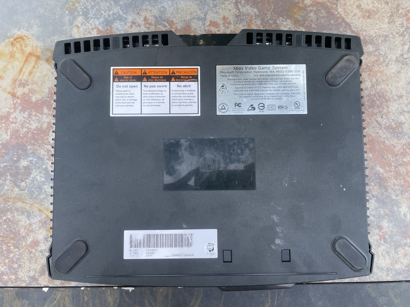 Original Xbox Microsoft Console Tested And Working With Controller