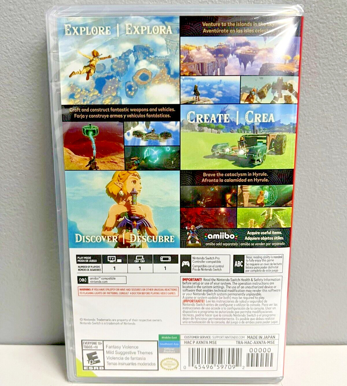 The Legend of Zelda Tears of the Kingdom – Nintendo Switch Brand New