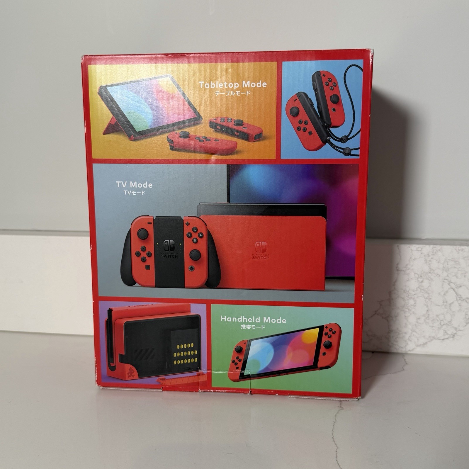 CANADA SELLERNintendo Switch OLED Mario Red Console Complete Tested Boxed Japan