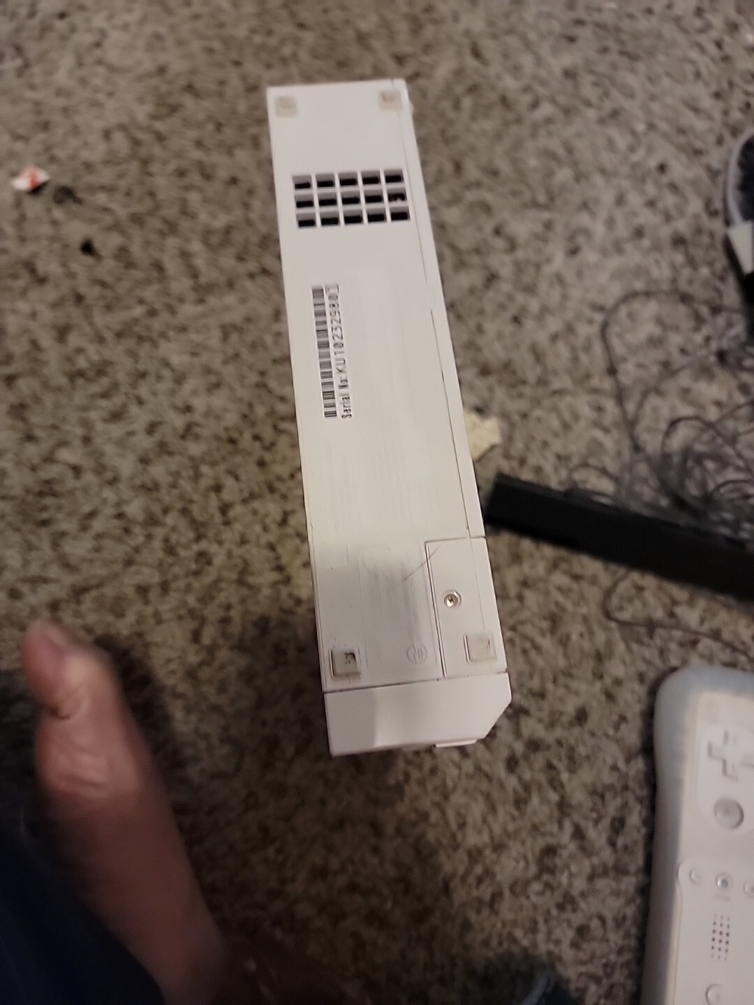 Wii Console,1 controller&Nun Chck,wii Fit Brd,7 games, plug, sensor bar & Manual
