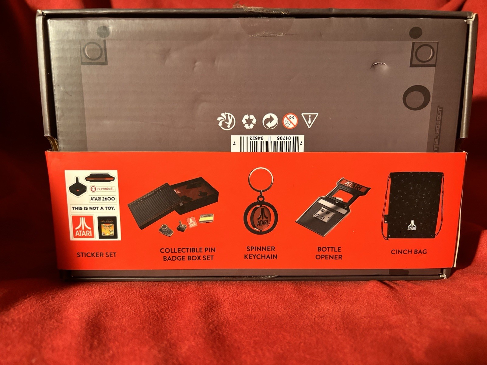 Atari Flashback 4 Console With 1 Controller, Loot Box Retro Gaming 2600 EXTRAS