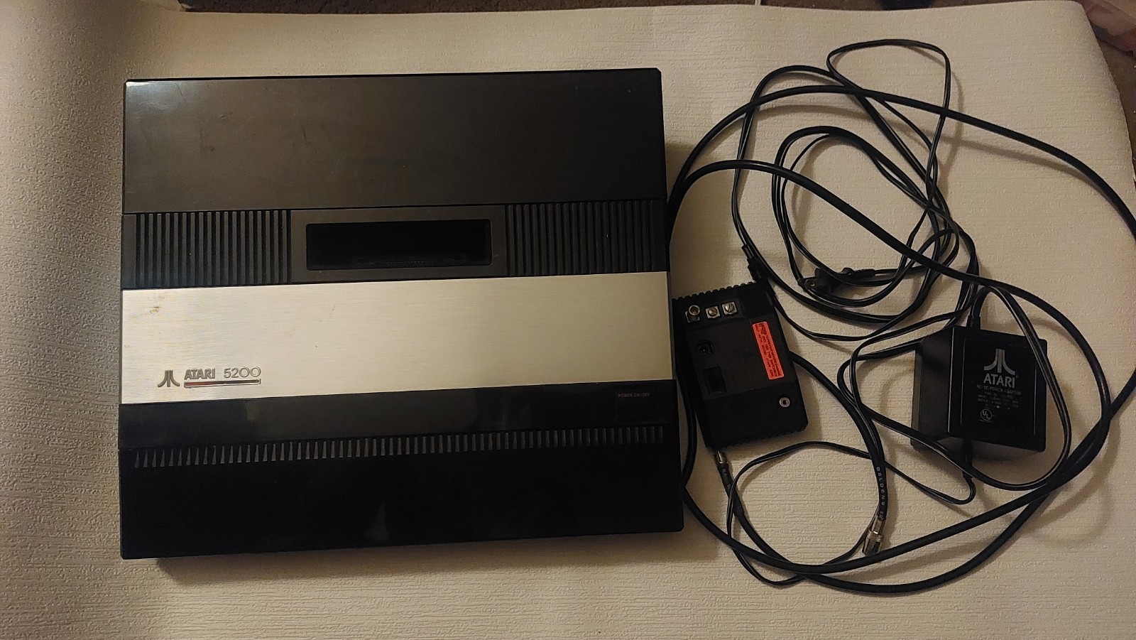 Vintage ATARI 5200 4 Port Console Tested Working Comes With Cords