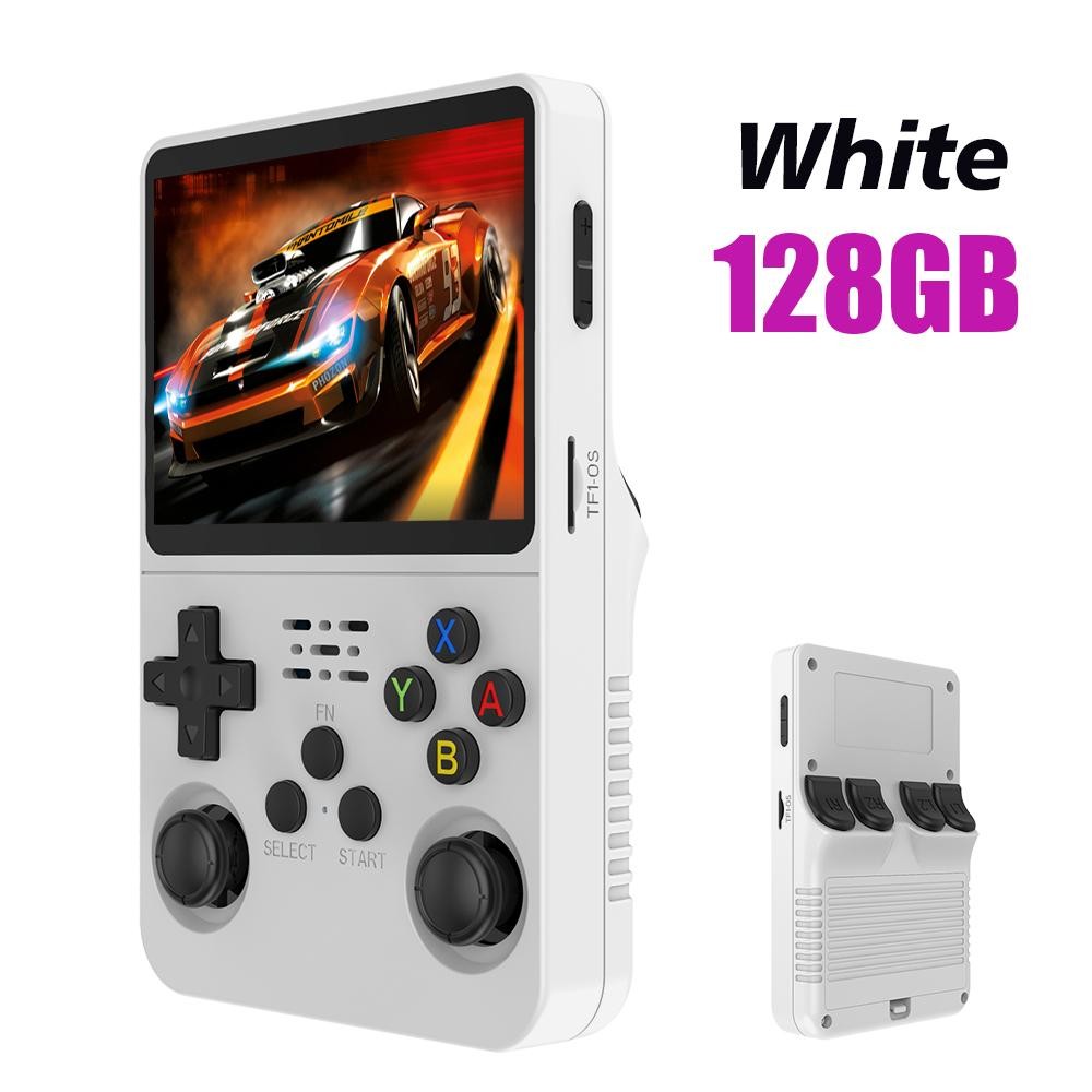 128g R36s Retro Handheld Video Game Console Linux System 3.5 Inch Ips Screen R35