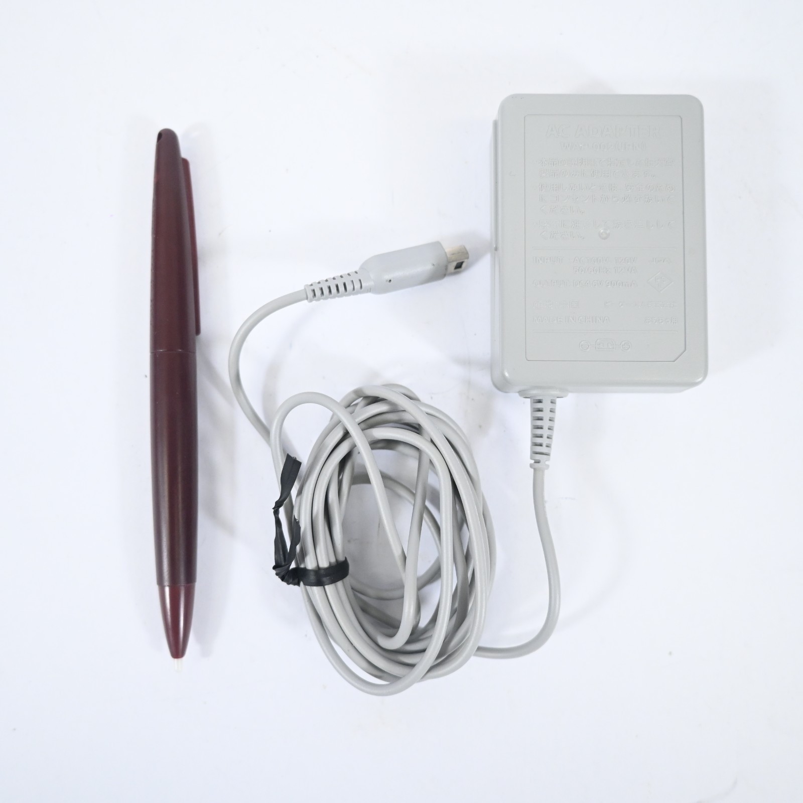 Nintendo DSi LL Wine Red Console Complete Set Tested NTSC-J Japan