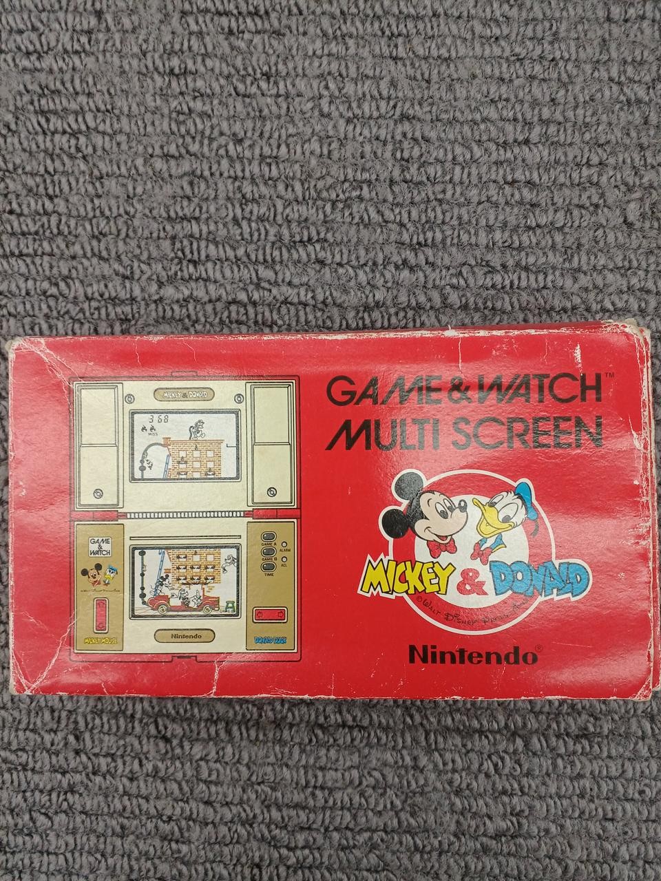 Nintendo Mickey & Donald Game & Watch (DM-53) Boxed papers Work Tested