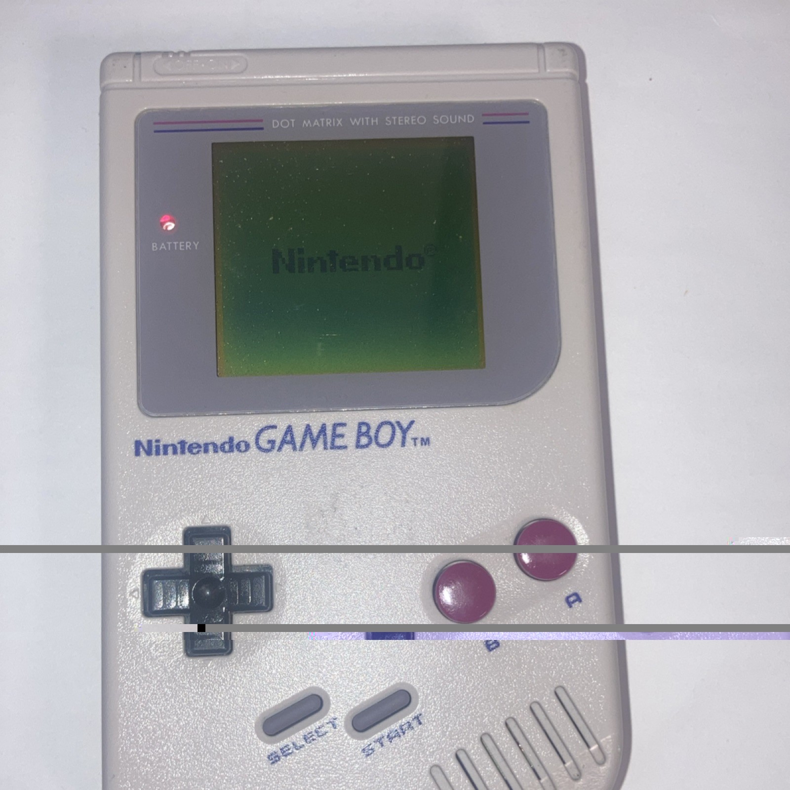 Nintendo Game Boy DMG-01 Handheld Console Gray Dot Matrix Display Stereo Sound