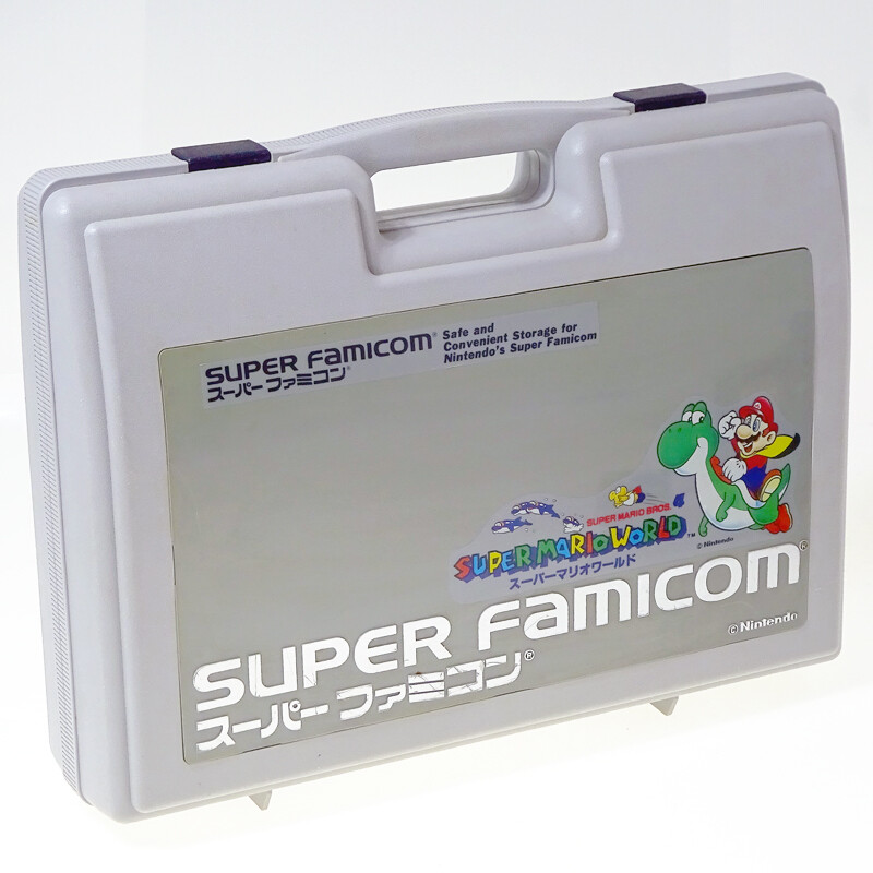 Nintendo Super Famicom Console System + 4Carts Bag Case Japan Import SFC NTSC-J