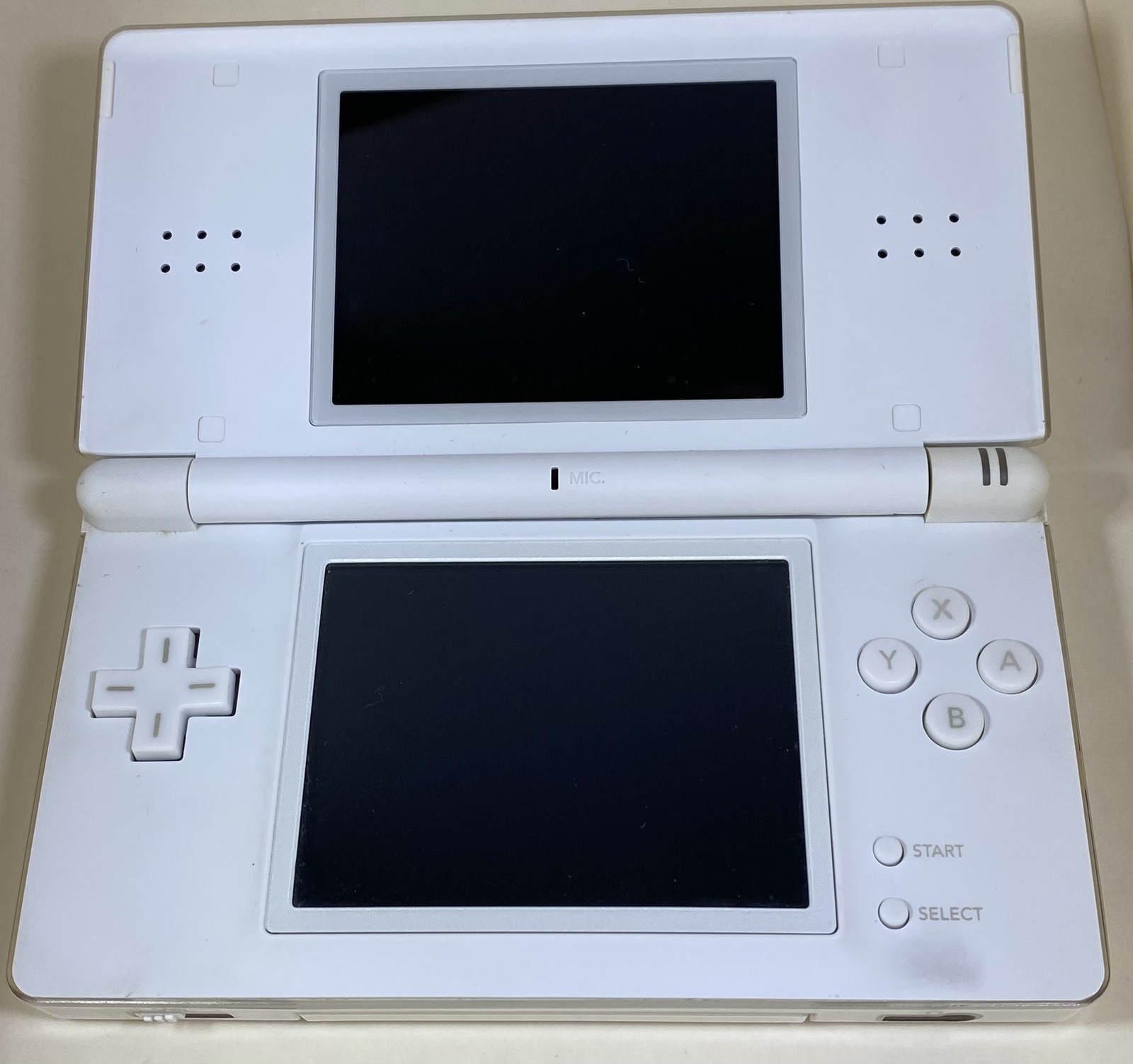 Nintendo DS Lite Polar White w/ Charger, Stylus, and Slot-2 Dust Cover