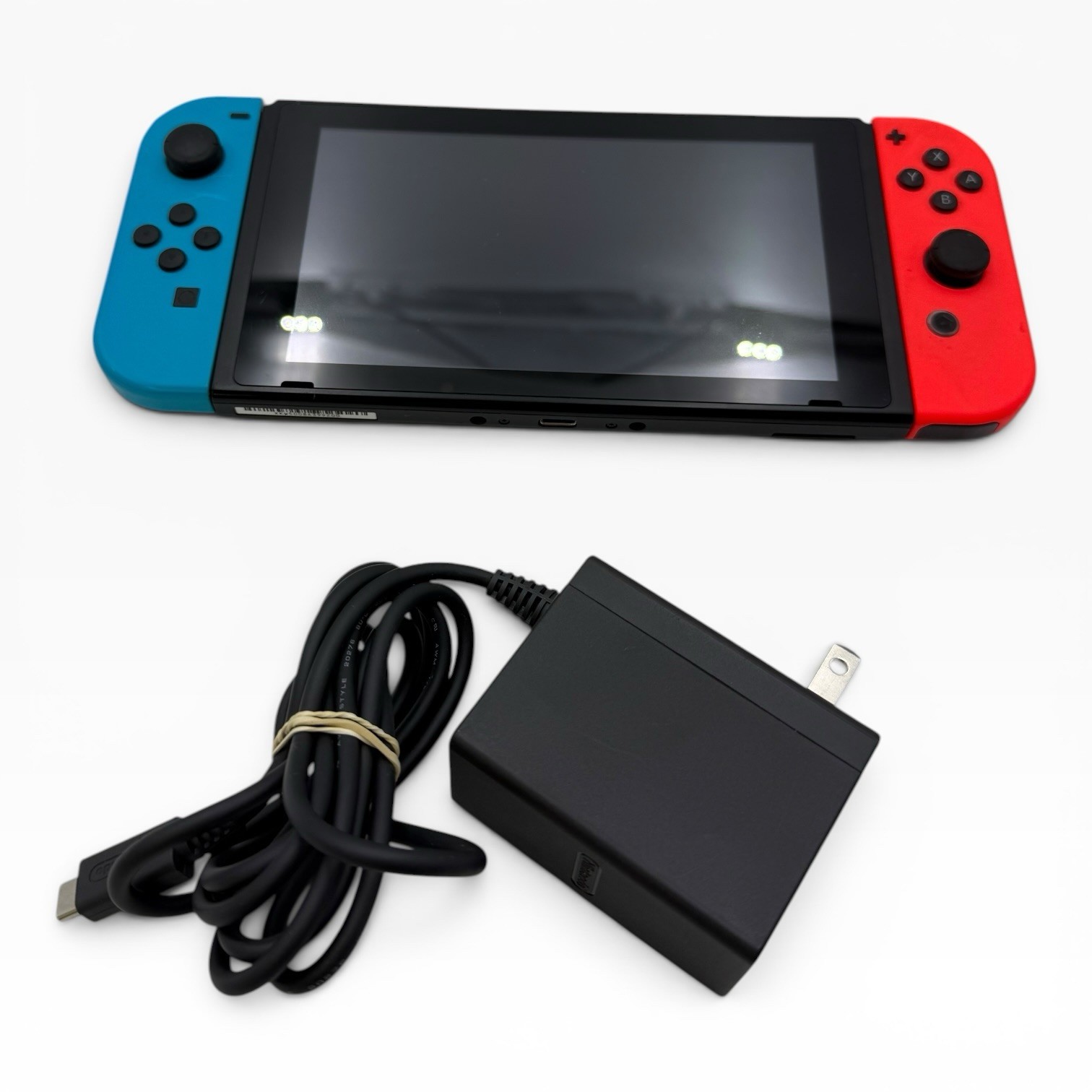 Nintendo Switch 32GB Gray Console with Neon Red and Neon Blue Joy-Con