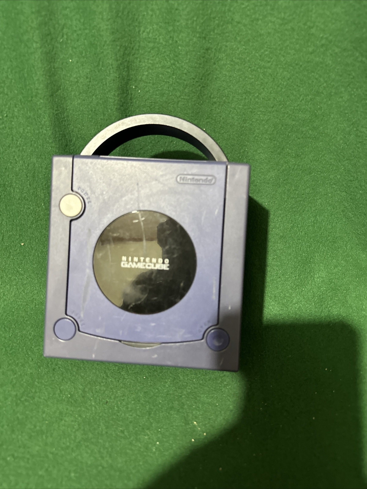 Nintendo GameCube Platinum Silver System Console DOL-101(USA) Powers on Untested