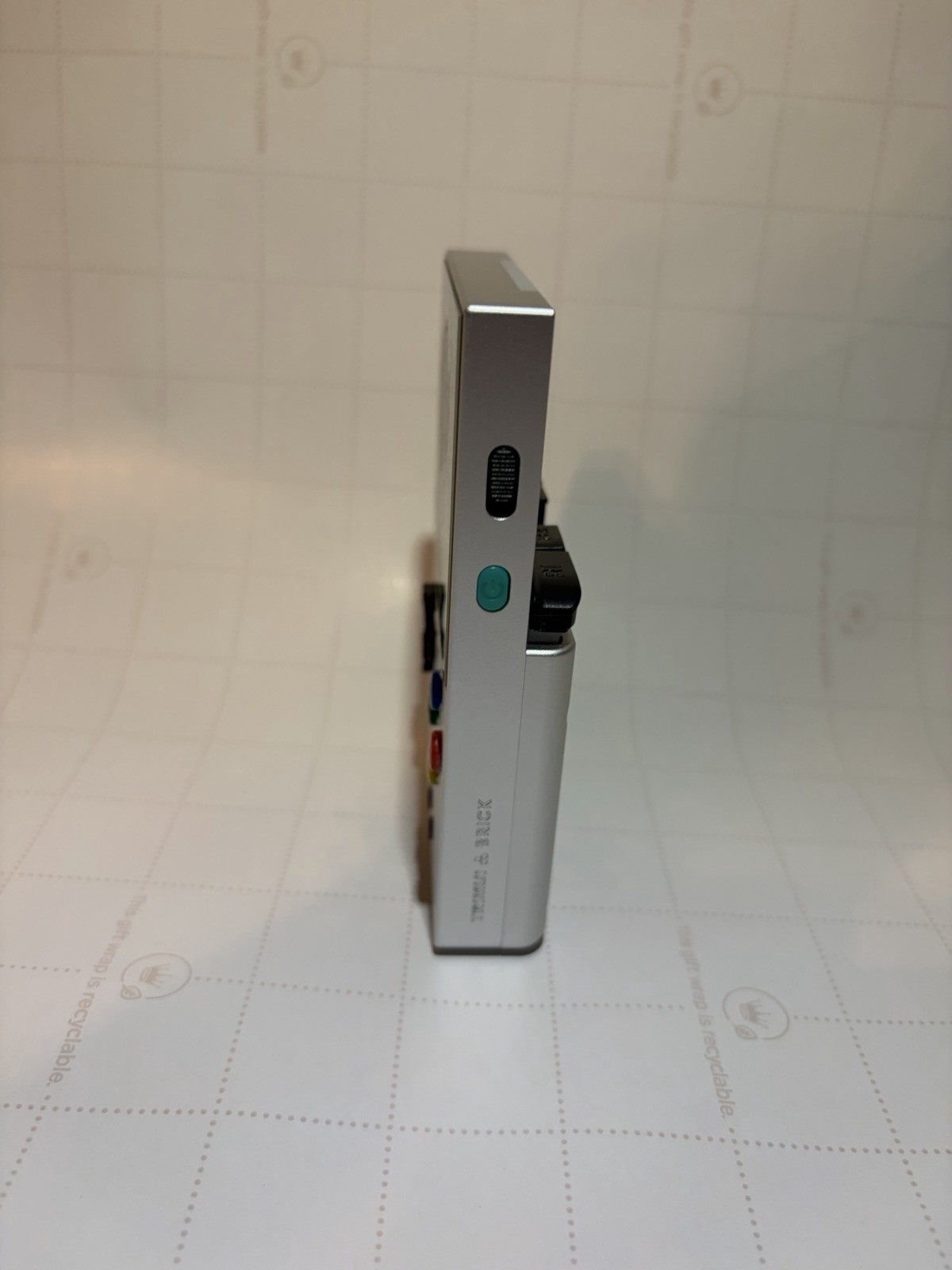 Silver Trimui Brick Hammer Handheld Game Console NO SD CARD