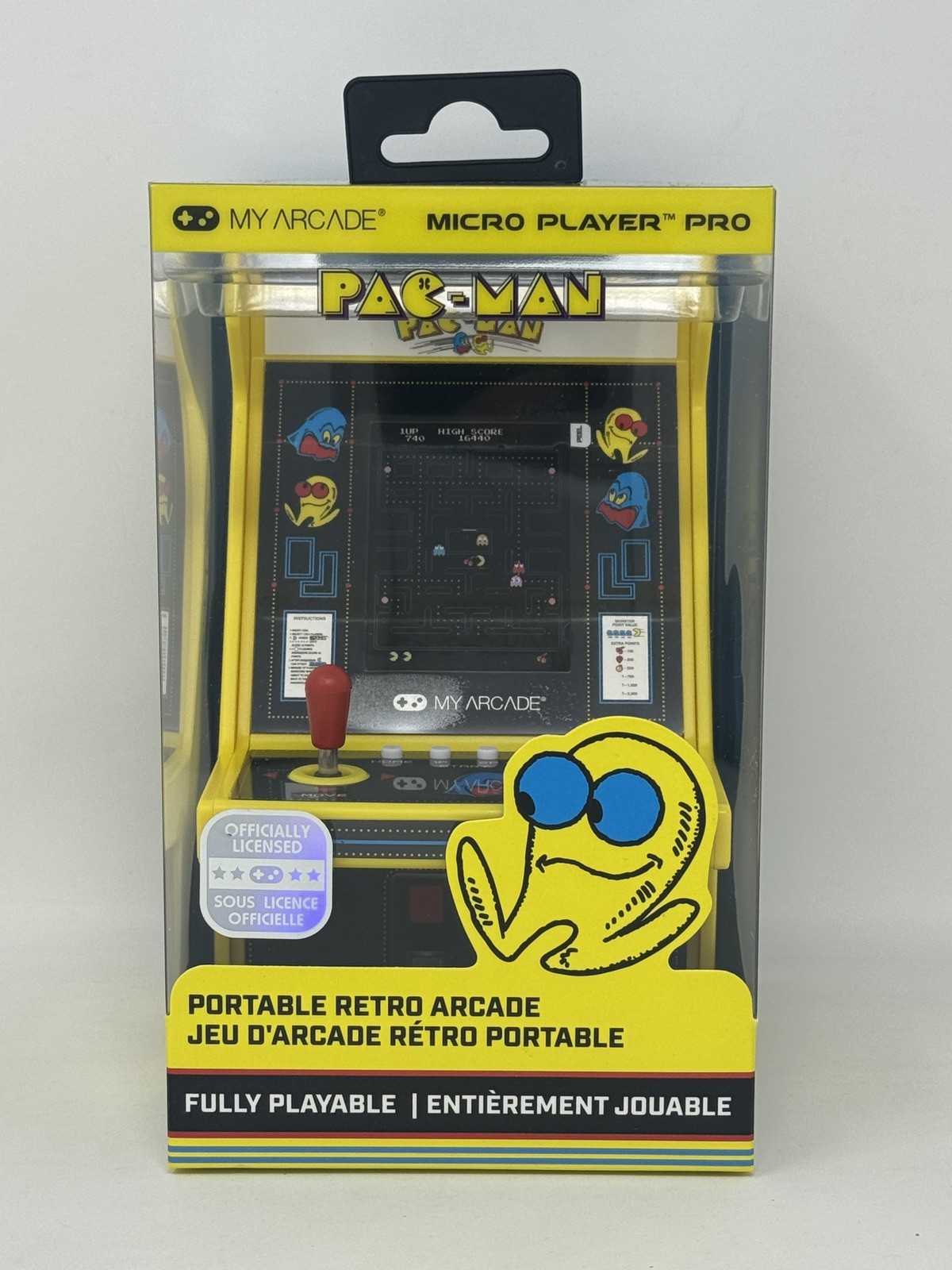 My Arcade Pac-Man Micro Player Pro 6.75″ Mini Arcade Machine Portable Video Game
