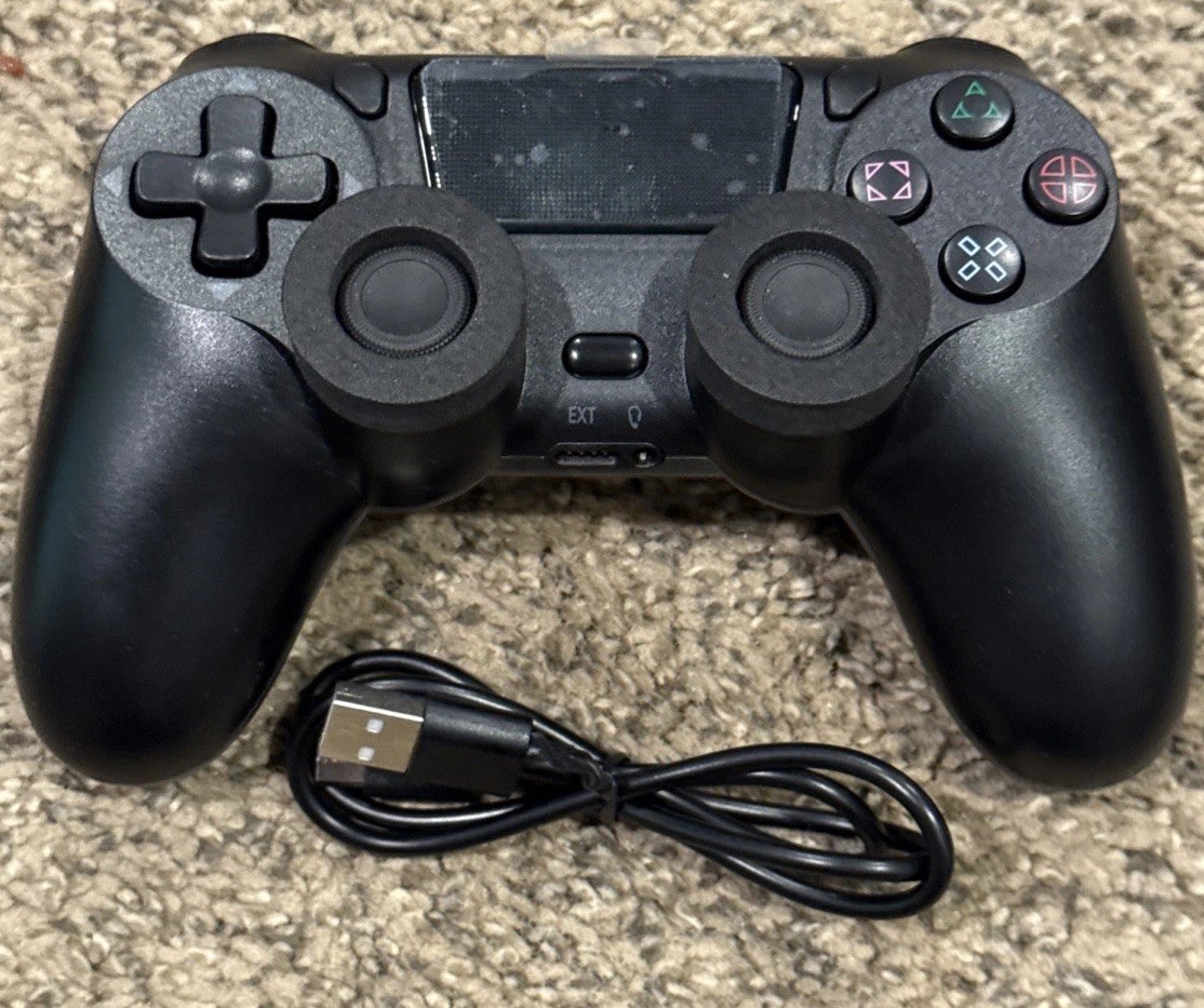 PlayStation 4 500GB Console W/ Cables, Controller And Game Tested Software 11.52
