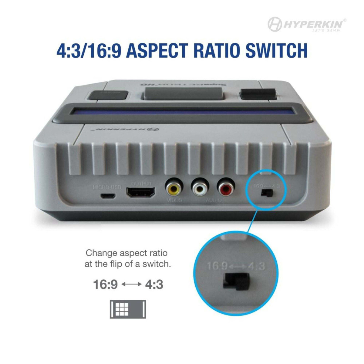 SupaRetroN HD Gaming Console for Original Classic SNES Nintendo/ Super Famicom
