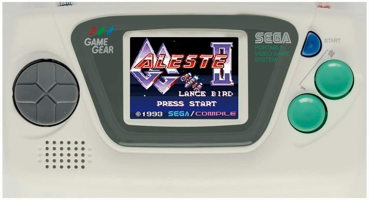Switch Aleste Collection: Game Gear Micro White & Big Window Bundled Set