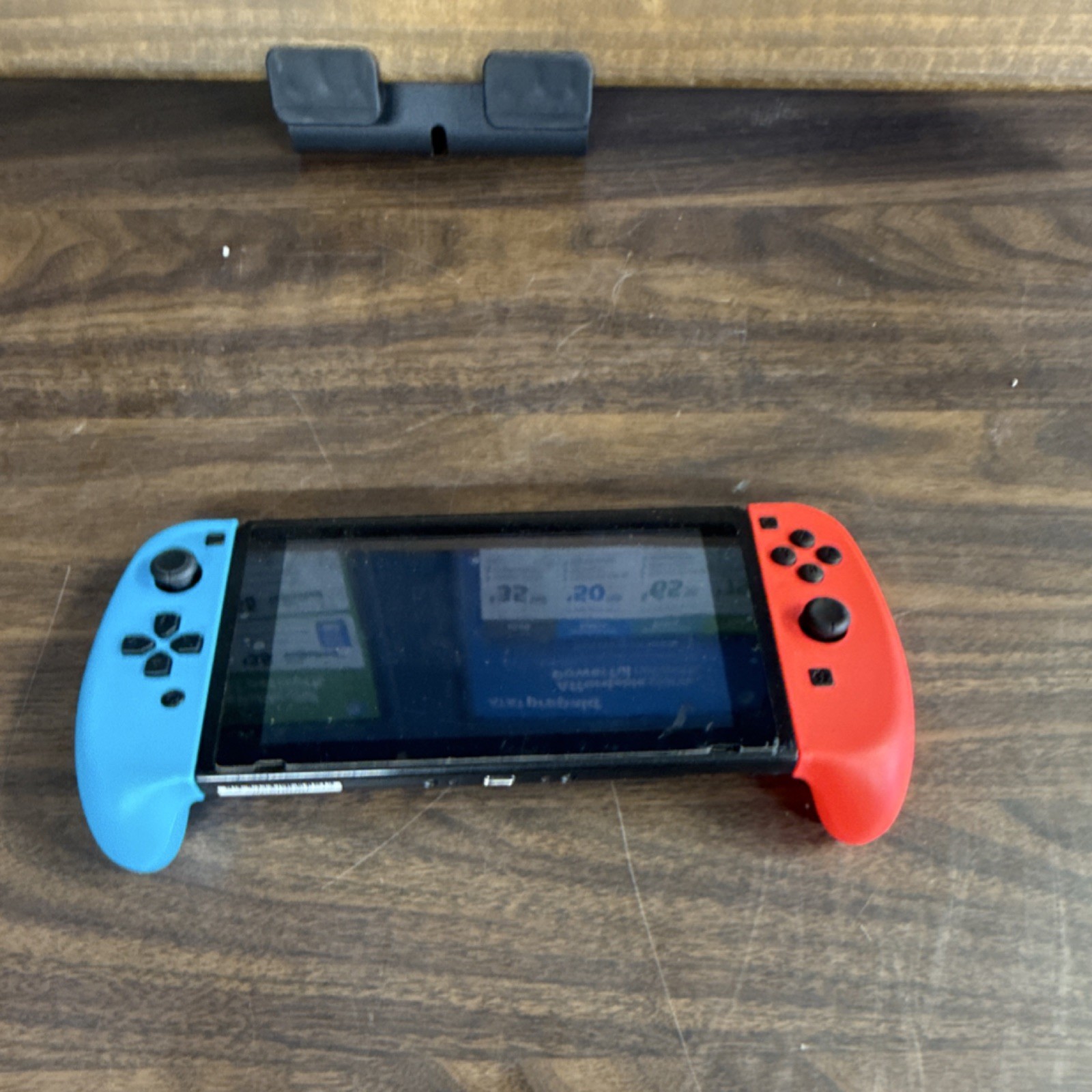 Nintendo Switch Console Black Red Blue Joy-Con HAC-001 Cleaned & Tested