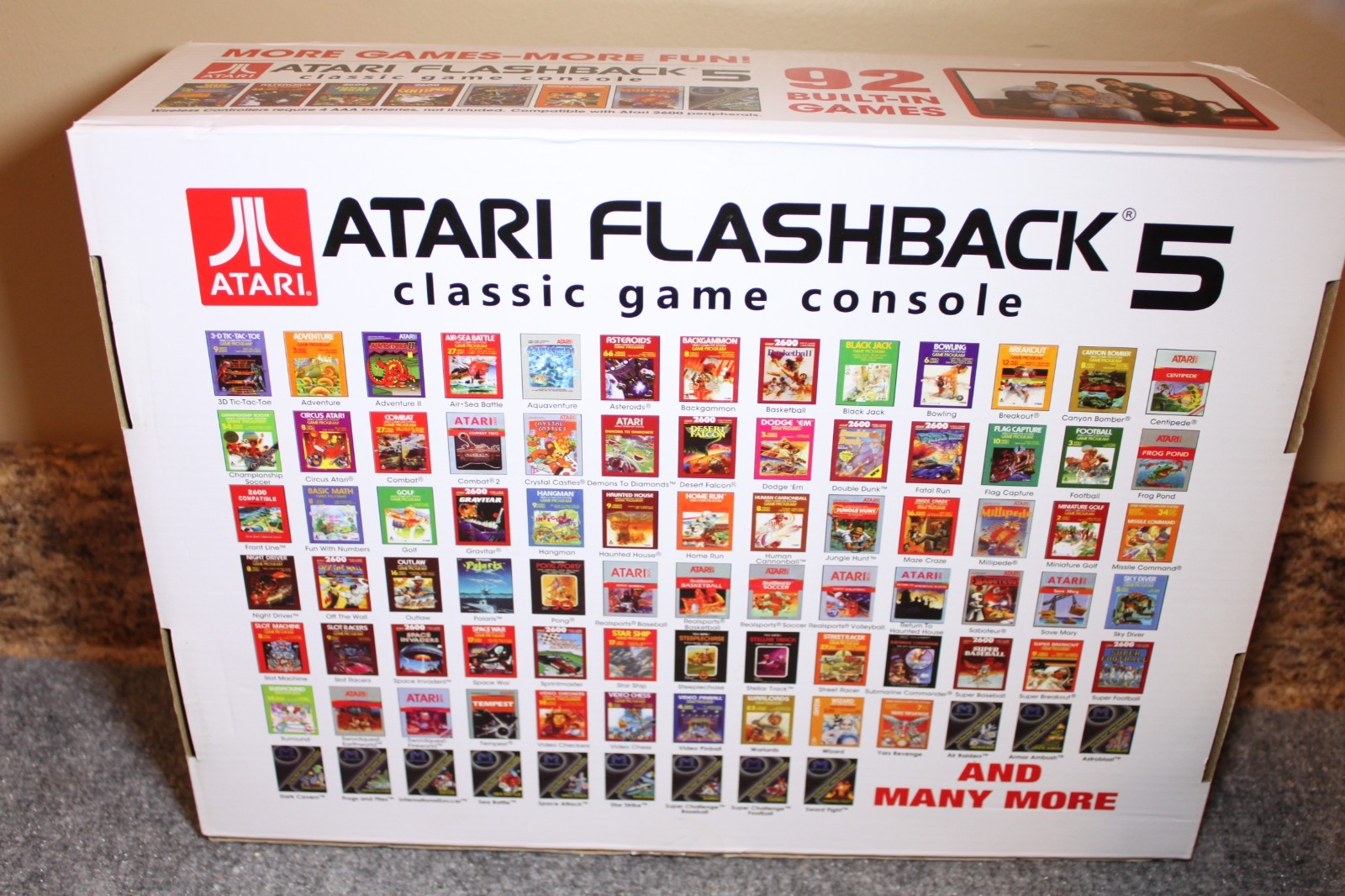 Atari Flashback 5 Classic Game Console 92 Built-in Video Games AR2670C
