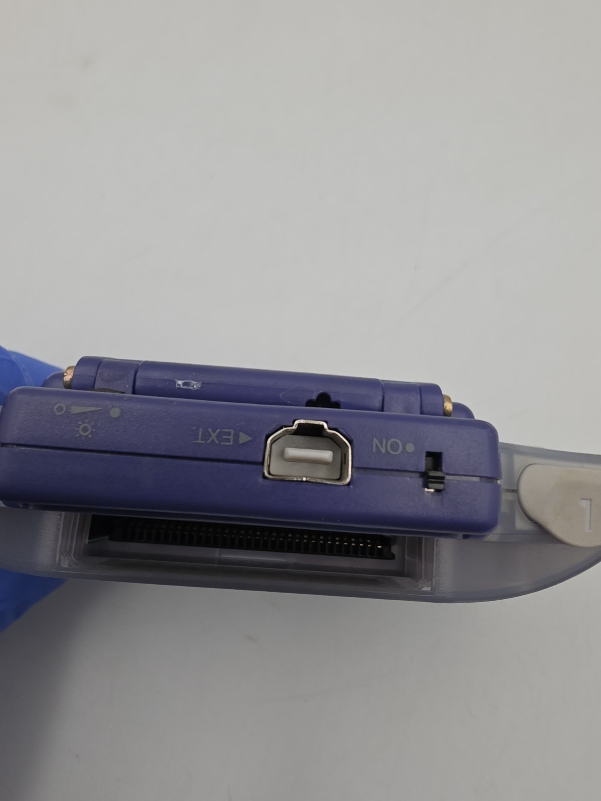 Nintendo Game Boy Advance Console System – Clear Glacier Tested – With Light!