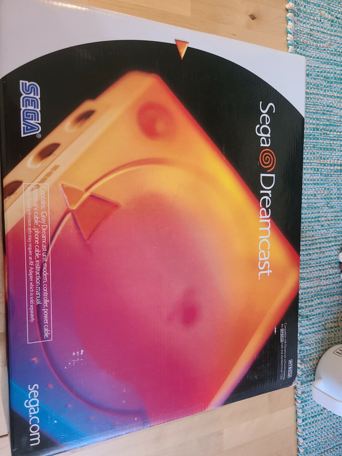 ⭐ Sega Dreamcast System White Console (NTSC) NEAR COMPLETE in Box Papers tested⭐