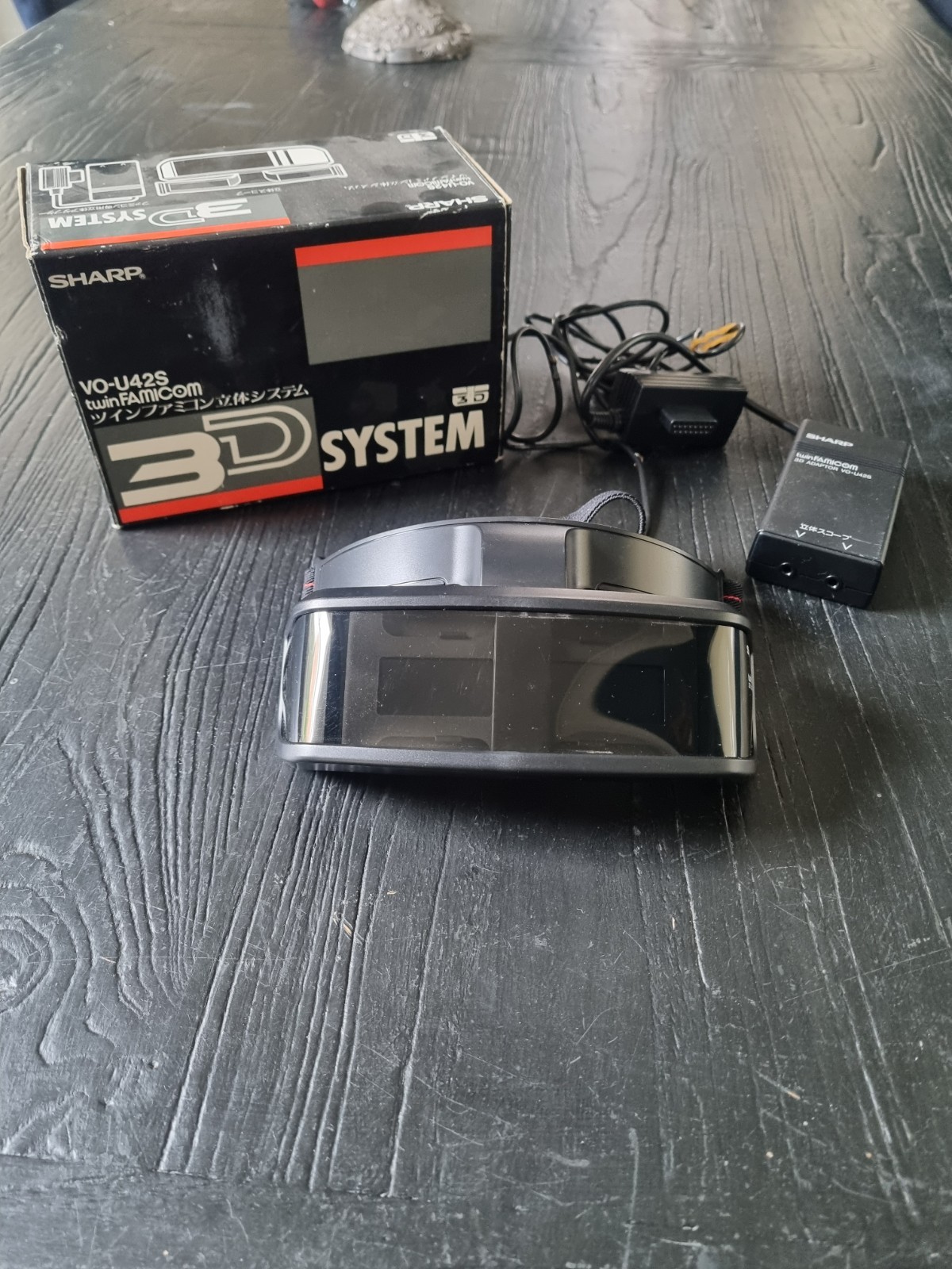 Nintendo NES Sharp Twin Famicom 3d System RARE With 3d Hot Rally Game