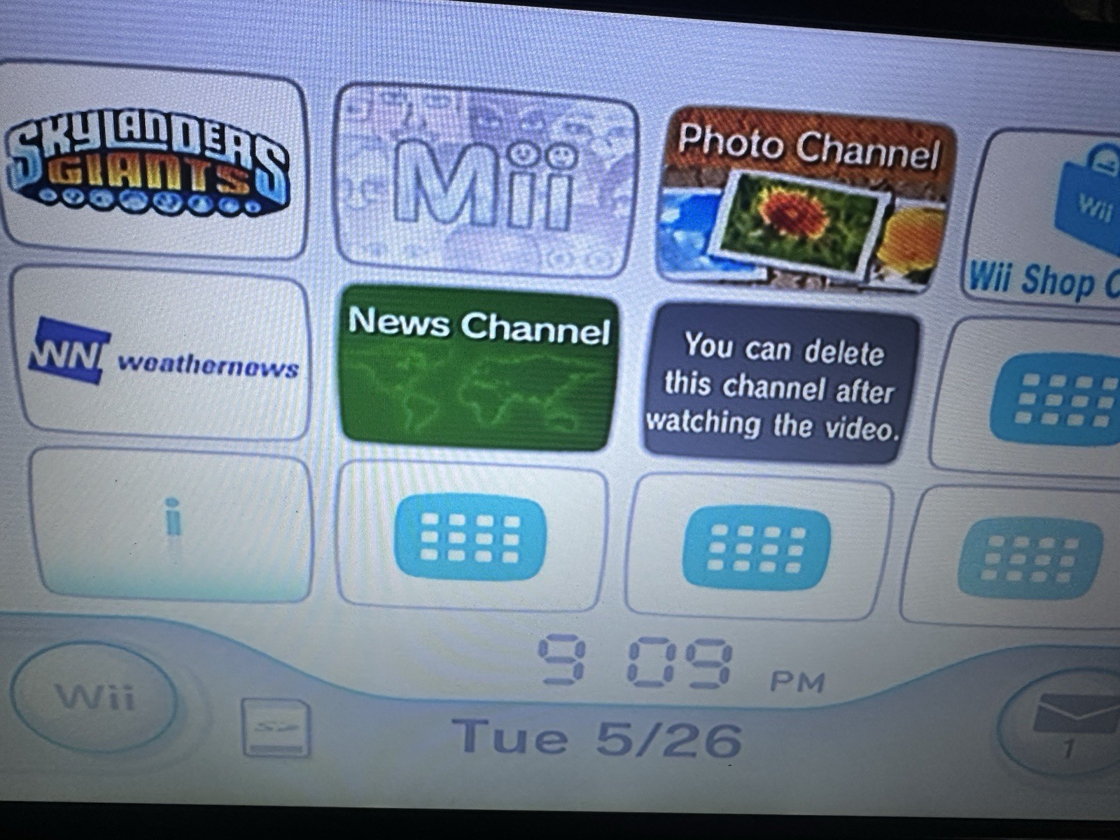 Nintendo Wii Blue Console Bundle 12 Games Skylanders Giants MotionPlus Wii Zap⚡️