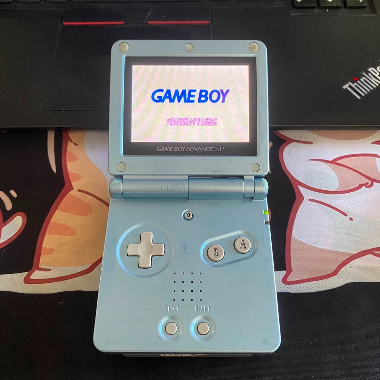 Pre-Owned Nintendo Game Boy Advance Aqua Blue SP AGS-101