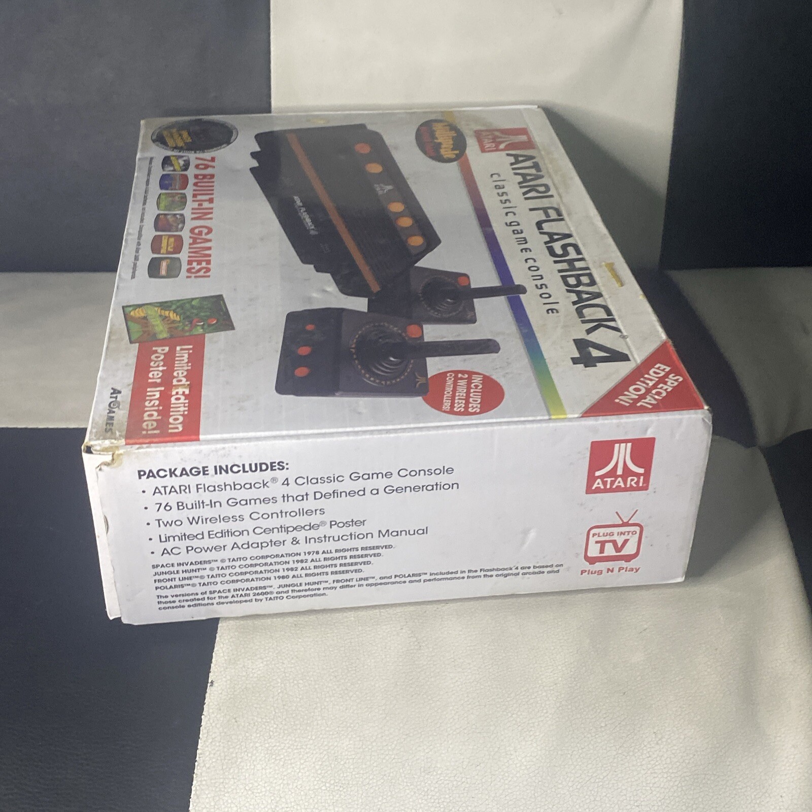 Atari Flashback 4 Classic Game Console 76 built in games With Box