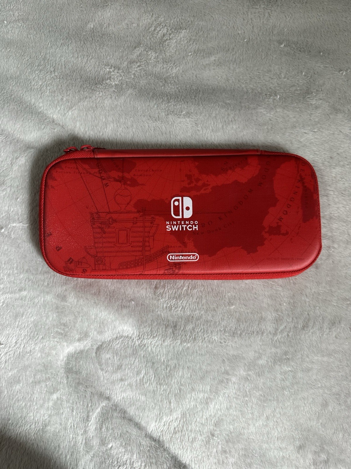 Nintendo Switch OLED Console Red/Blue w/ HORI Joy Cons Mario Case Tested