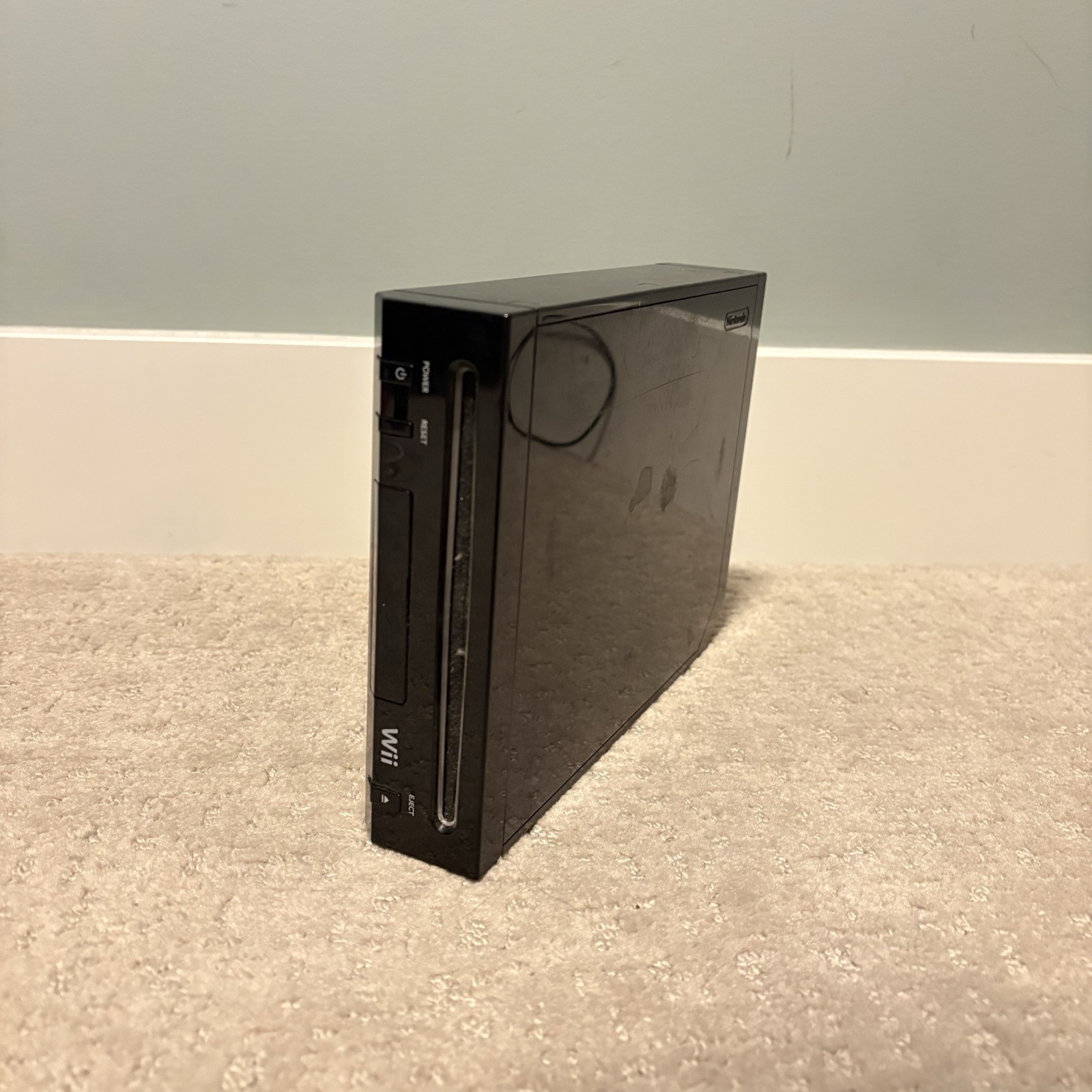Nintendo Wii Replacement Console Only Black RVL-101 (USA) UnTested