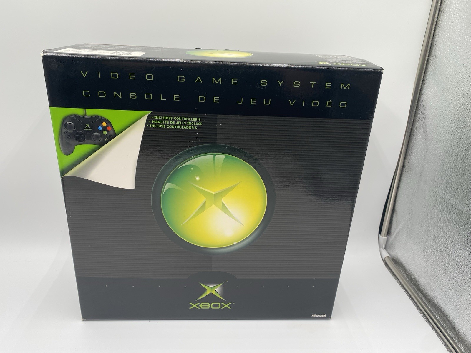 Microsoft Xbox Original video game system console CIB complete in box w/ foam