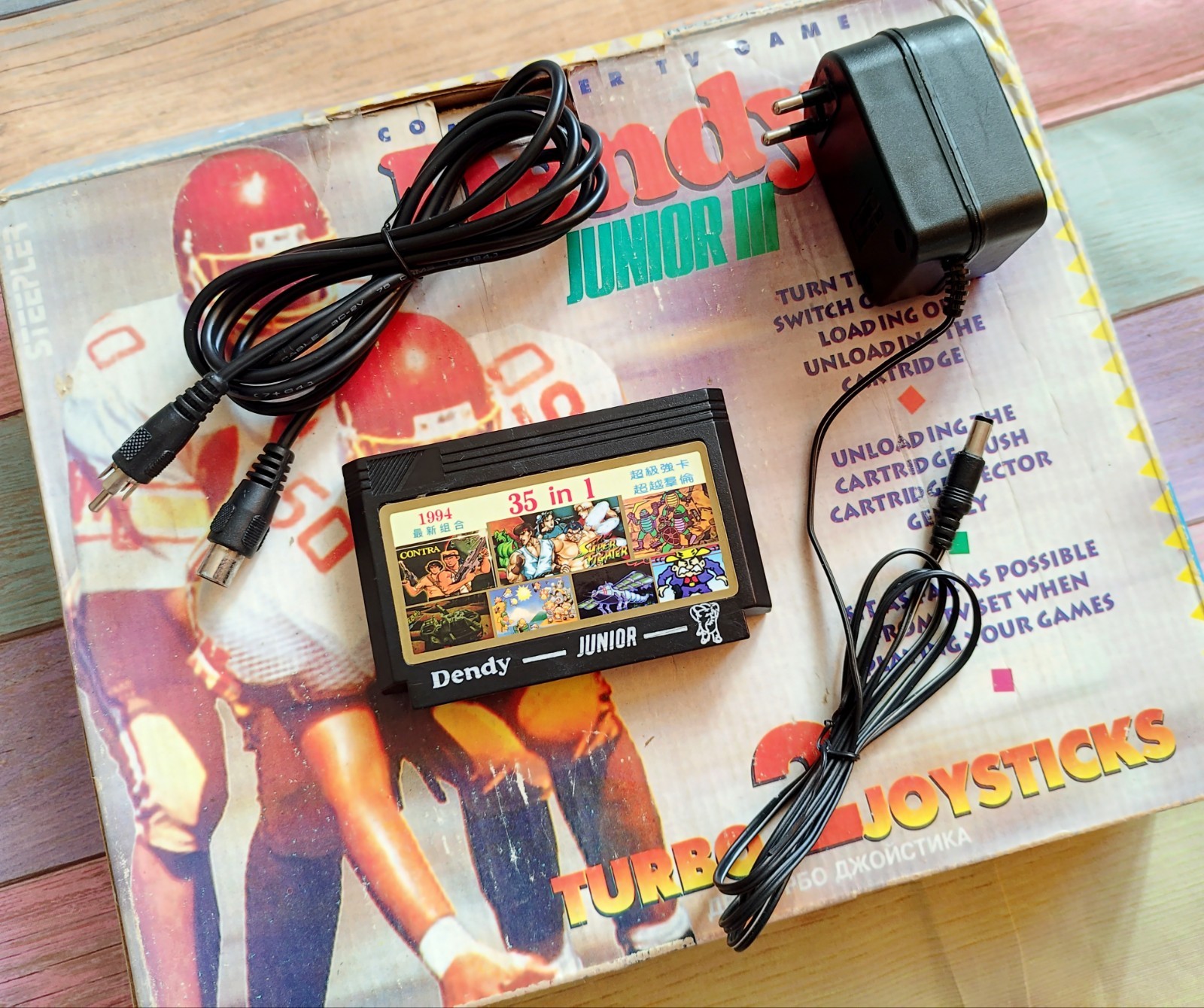 dendy junior 3 steepler 8bit console