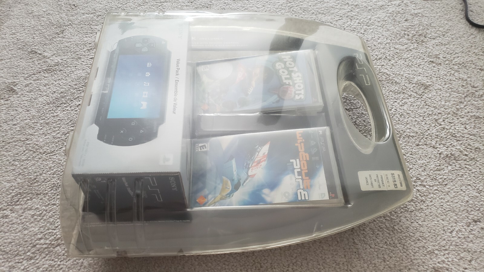 Sony PSP 1000 Launch Bundle Wipeout Pure Hot Shots Golf RARE COLLECTIBLE – NEW