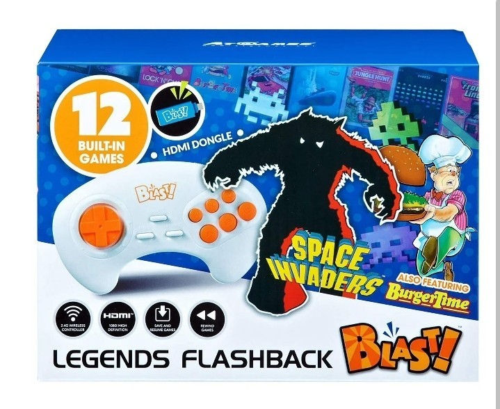 🥥 Legends Flashback Blast!, Space Invaders, Retro Gaming🆕️AS SHOWN👇