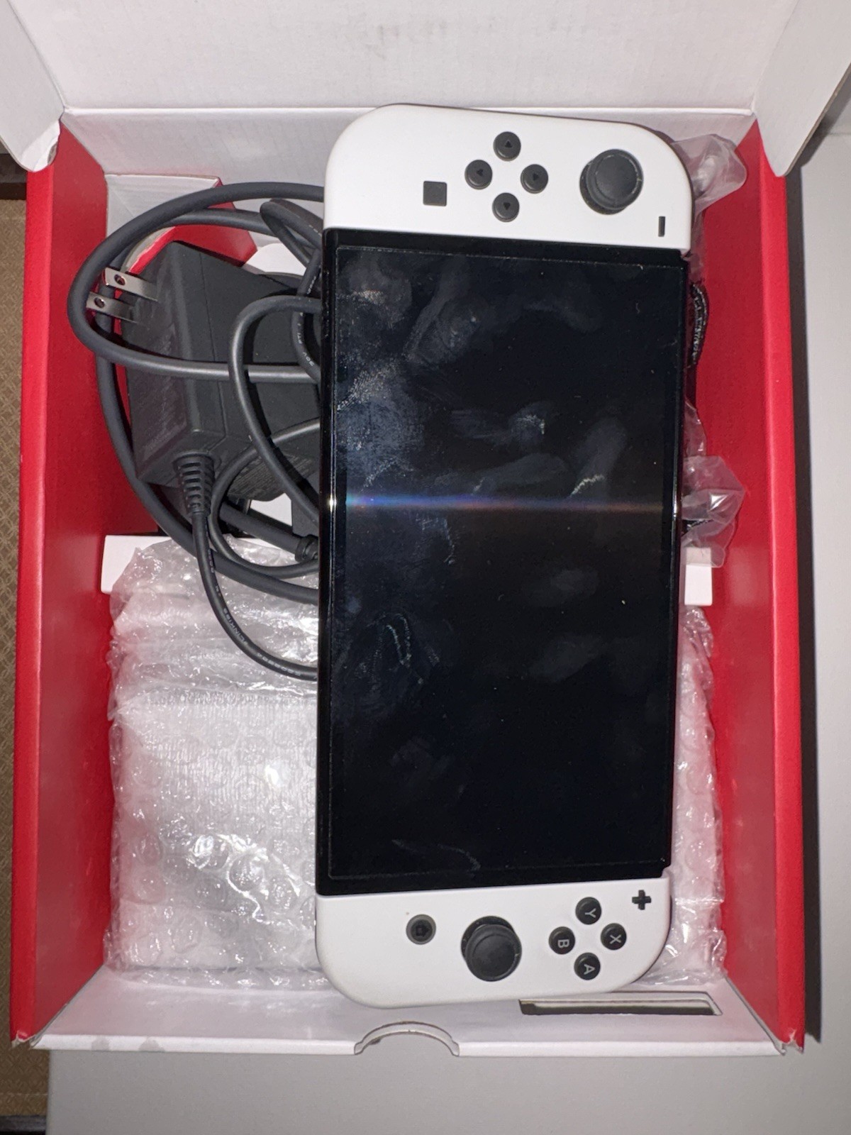 Nintendo Switch OLED Model Handheld Console White with Accessories