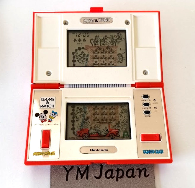 Nintendo DM-53 Game and Watch Mickey and Donald Console Japan Used #33318908