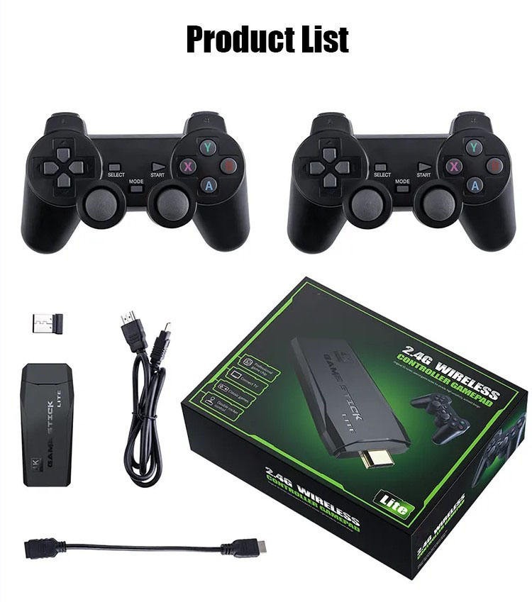 GameStick M8 Lite 4K Ultra HD Wireless HDMI Microconsole 20,000 Classic Games