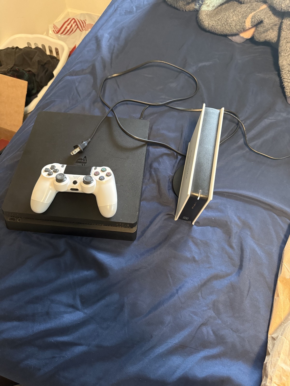 PlayStation 4 Slim Console + 1TB External Hard Drive Bundle