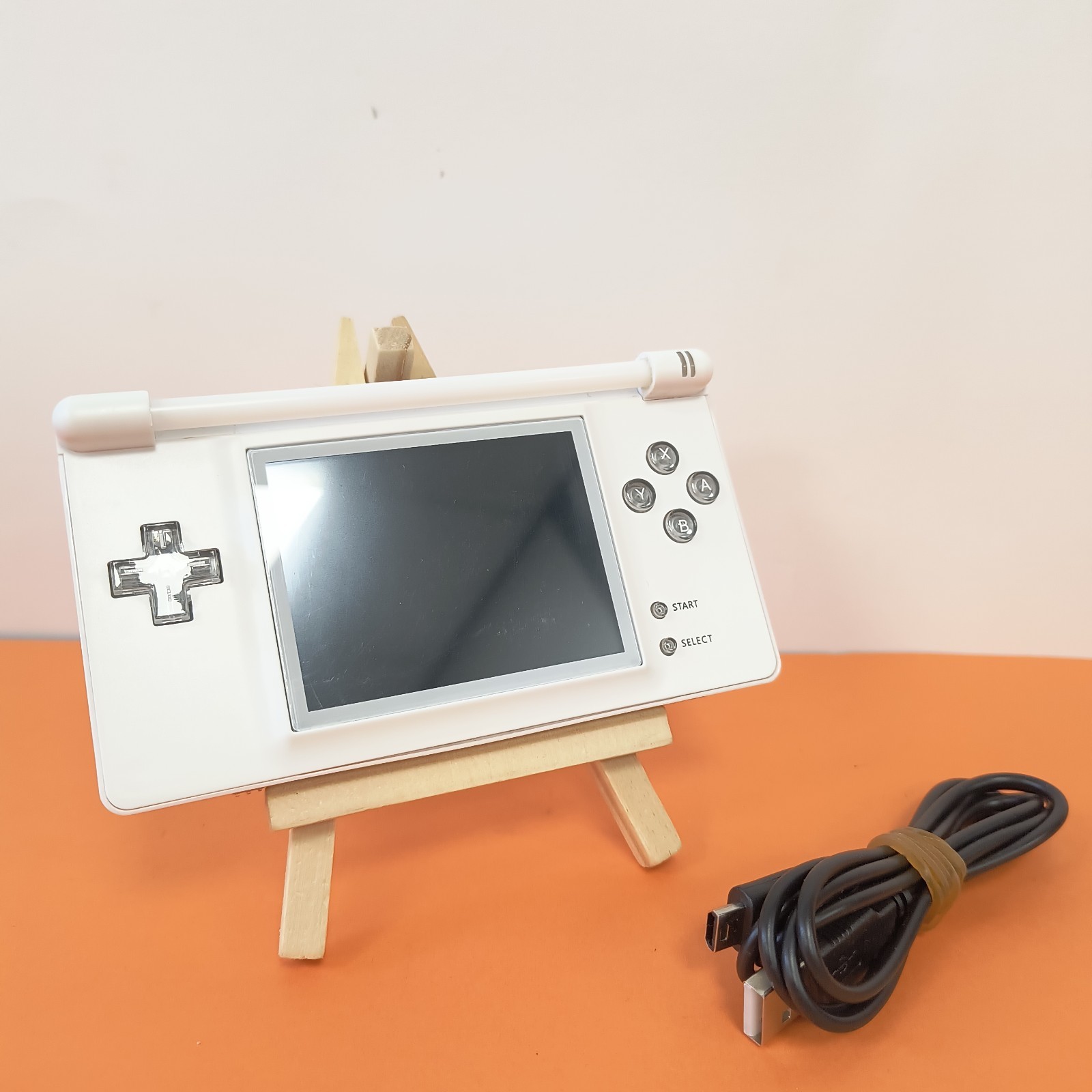 Nintendo DS CUSTOM GAMEBOY MACRO DS GBA RGB LED CONSOLE + GREAT CABLE