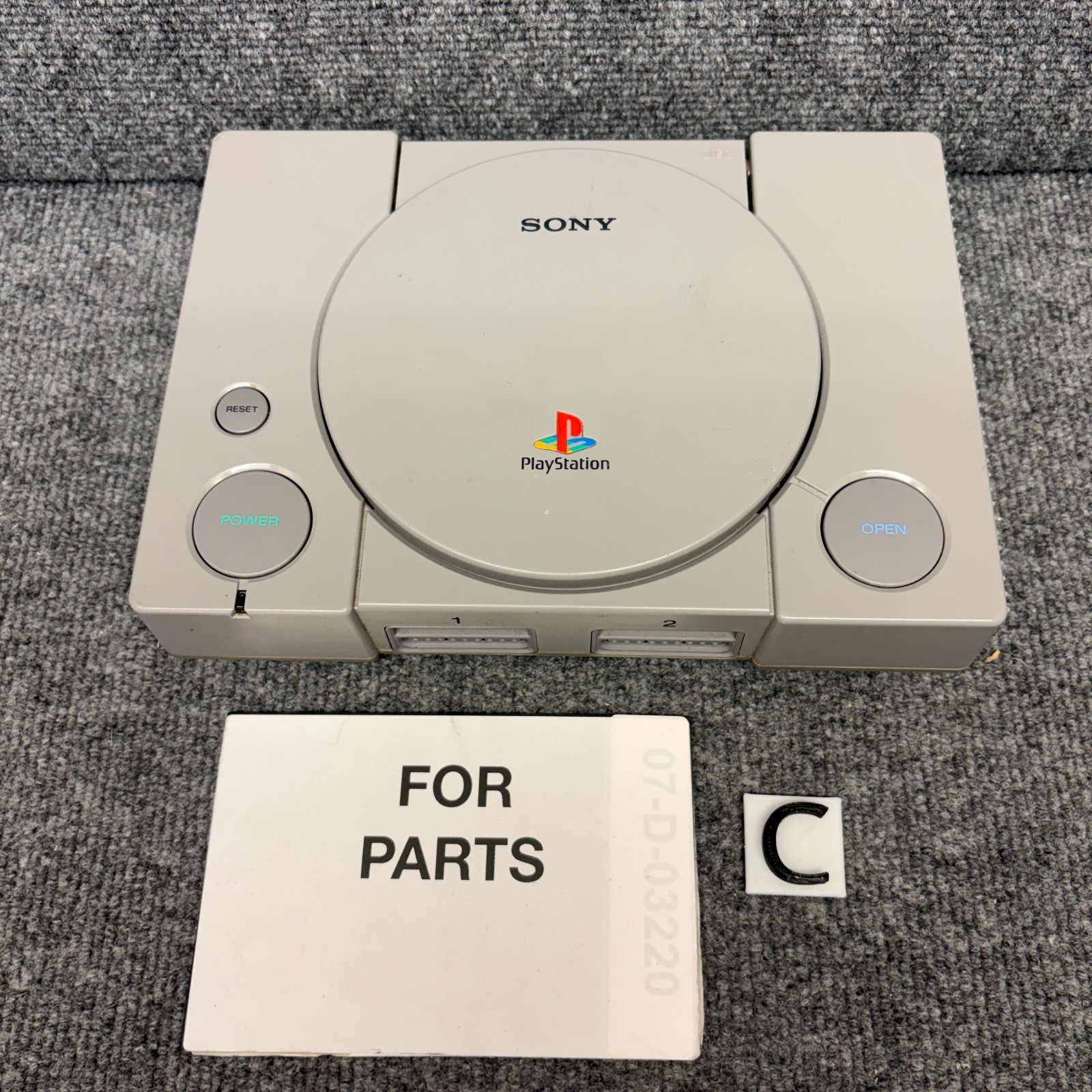 Sony Playstation 1 Console PS1 System For Parts As Is Tested Working READ READ