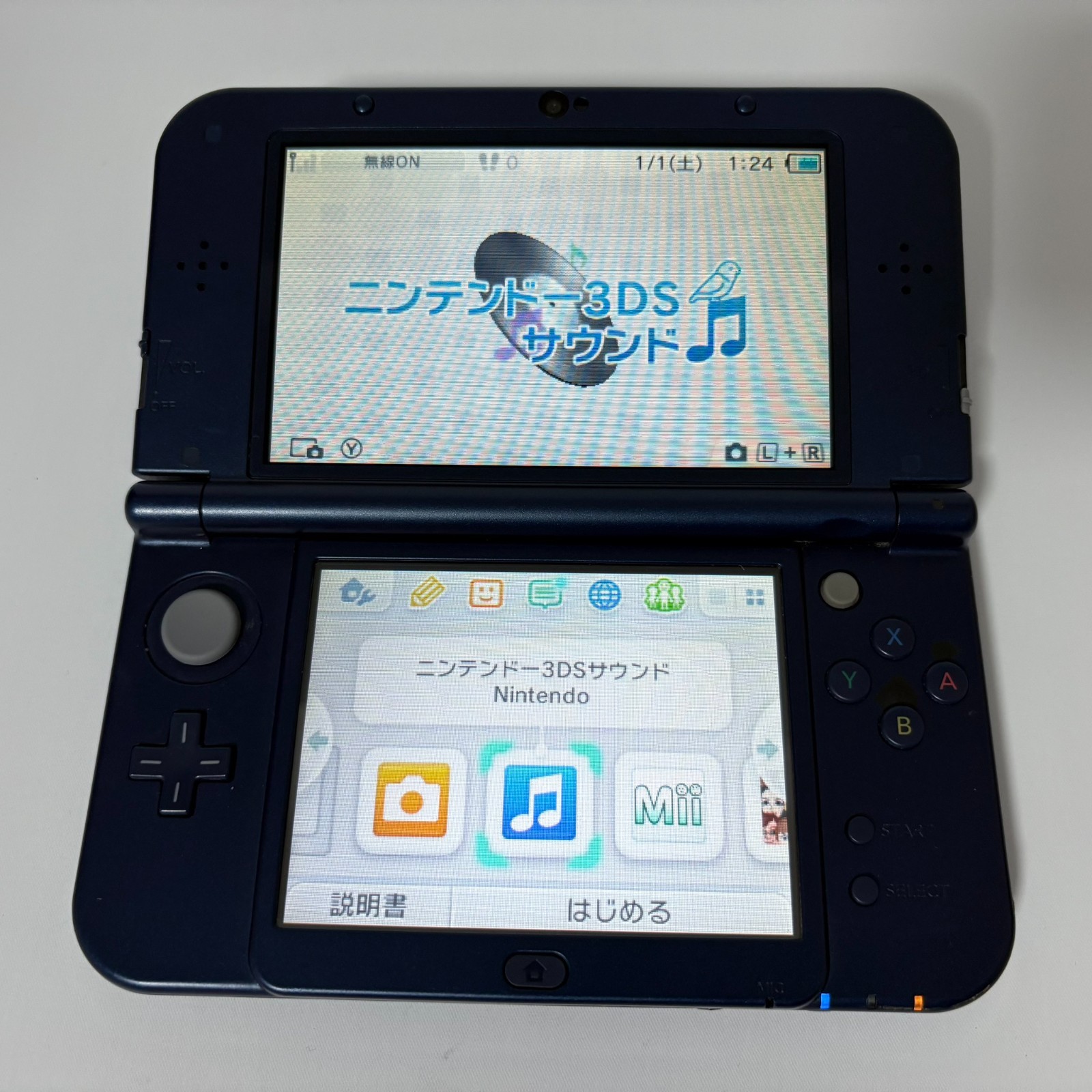 [DUAL IPS] new Nintendo 3DS XL LL Metallic Blue Console NTSC-J Japan