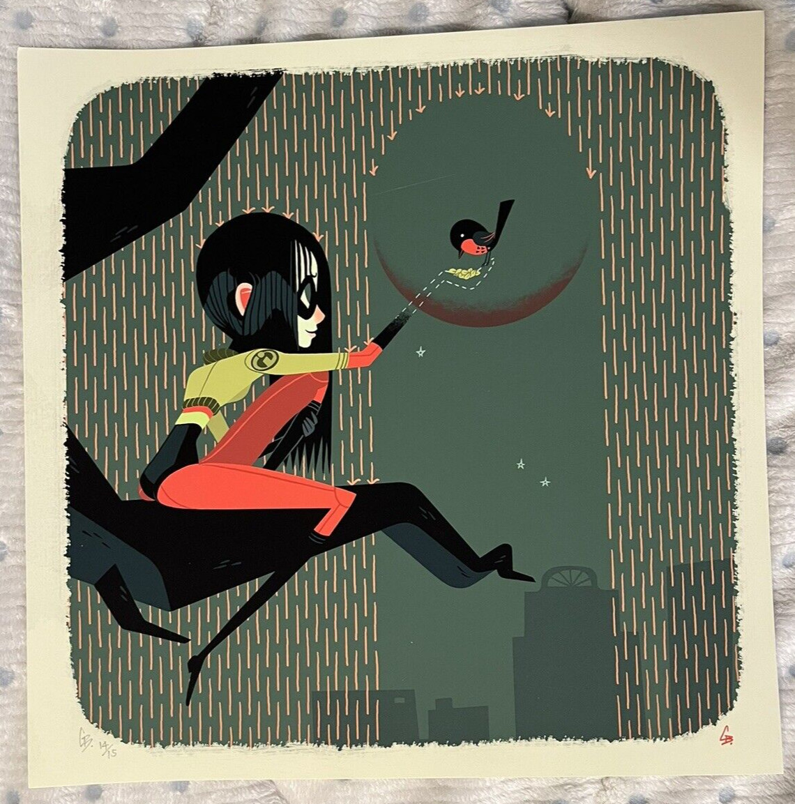 Violet Art Print Glen Brogan The Incredibles Poster Mondo Gallery 1988 Limited